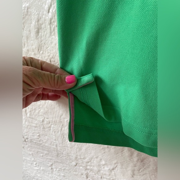 Men’s green Lily Pulitzer via Palm Beach golf polo shirt; size M - Picture 4 of 8